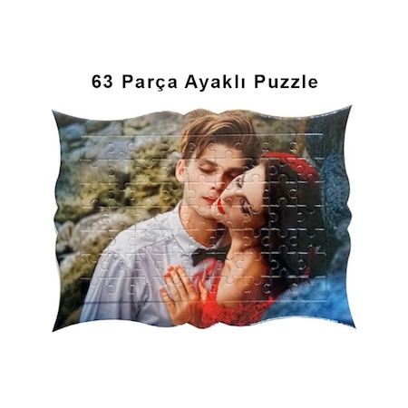 Kişiye Özel 63 Parça Puzzle -fotoğraflı Resimli Baskılı Yapboz