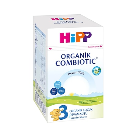 Hipp 3 Organik Combiotic Devam Sütü 1+ Yaş 800 G