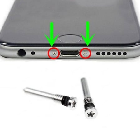 Как открутить болтик на айфоне İphone 6S Alt Vida Takımı (2 Adet) Fiyatları ve Özellikleri