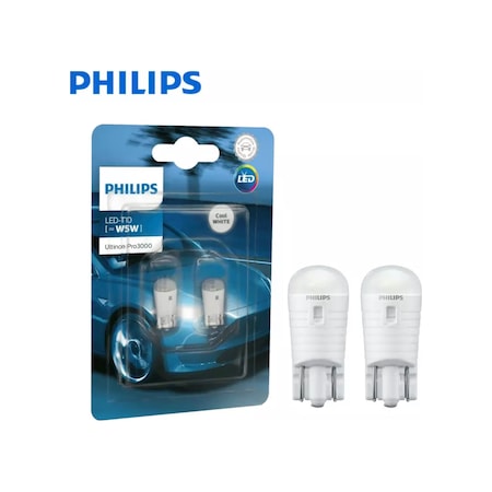 Philips Ultinion Pro3000 Beyaz Led 12v T10 Dipsiz Yeni Ürün