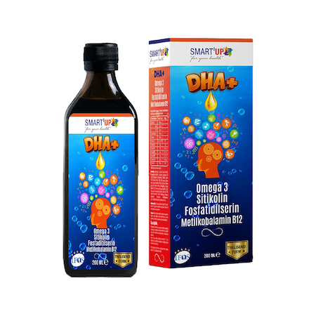 Smart Up Dha + Omega Şurup 200 ML