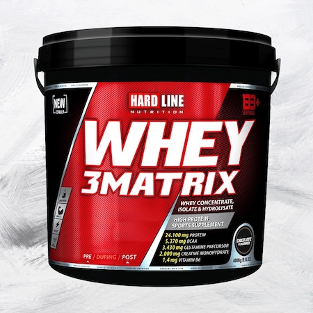 Hardline Whey 3Matrix Protein Tozu 4000Gr - 2 Farklı Aroma (340406143)