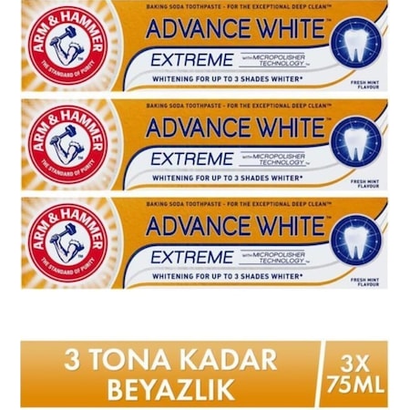 Arm&Hammer Advance White Extreme Diş Macunu 3 x 75 ML