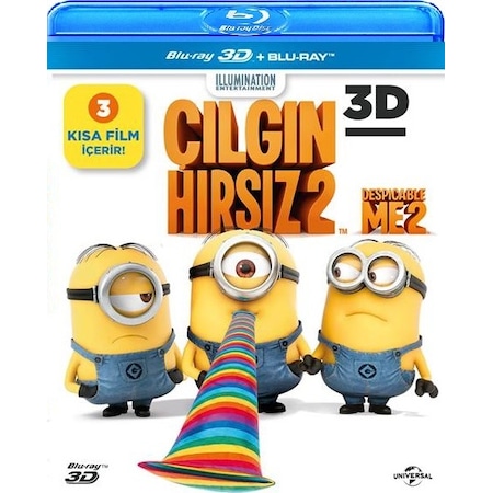 Despicable Me 2 - Çılgın Hırsız 2 3D+2D Blu-Ray