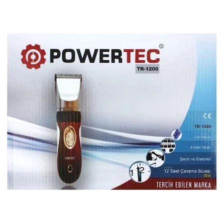 Powertec TR-1200 Saç ve Sakal Kesme Makinesi