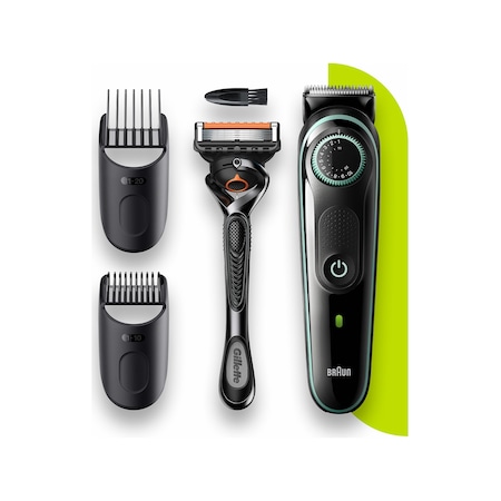 Braun BT 3341 Ayarlanabilir Taraklı Saç & Sakal Şekillendirici + Gillette