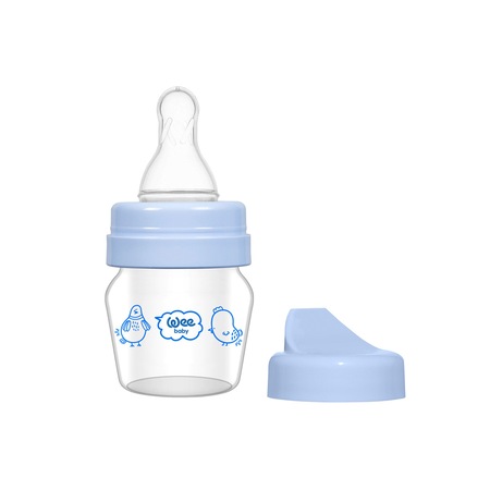 Wee Baby 792 Mini Cam Alıştırma Bardağı Seti 30 ML 0-6 Ay Mavi