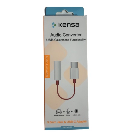 Kensa Type-c Audio Kulaklık Dönüştürücü