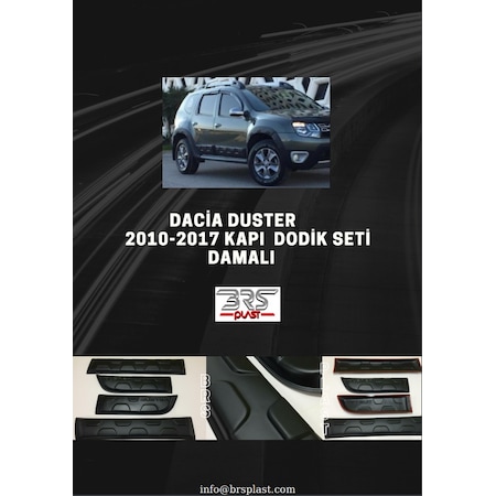 2010-2017 Dacia Duster Damalı Kapı Dodik 4 Prç.