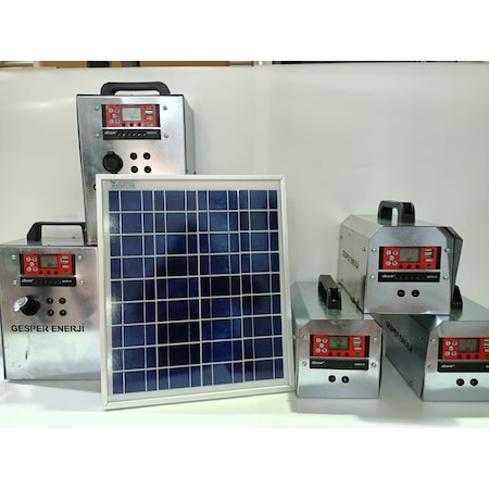 Gesper Energy Taşınabilir Solar Aydınlatma Sistemi 3 Lambalı