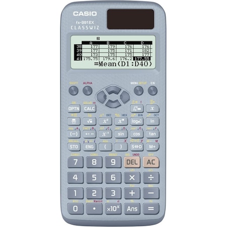 Casio FX-991EX-BU 552 Fonksiyonlu Bilimsel Hesap Makinesi Mavi