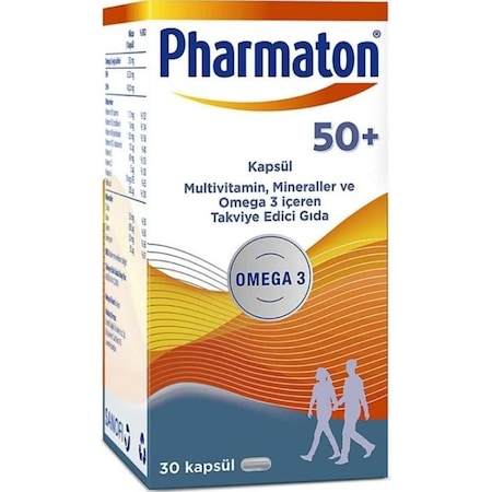 Pharmaton 50 Plus Omega 3 Içerikli 30 Kapsül