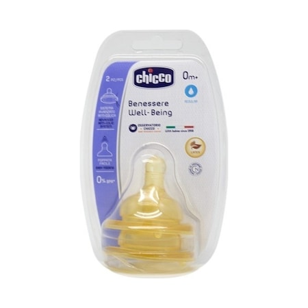 Chicco Biberon Emziği 0Ay+2Li Normal Akış Kauçuk