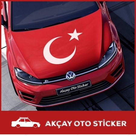 Ay Yıldız Türk Bayrağı Sticker Ay Yıldız Sticker Oto Sticker