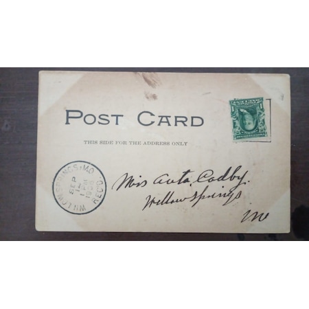 Amerika 1906 Eylül 14 Posta Damgalı Süper Kartpostal- Koleksiyonl