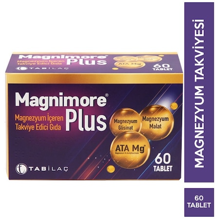 Magnimore Plus Magnezyum 60 Tablet