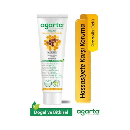 Agarta Doğal Propolis Özlü Diş Macunu 100 ML