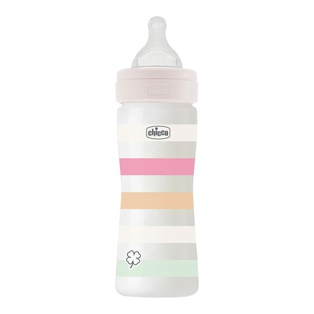 Chicco Yeni Wellbeing Renkli Biberon Pp Pembe 250 Ml Orta Akış CHI-2862310000