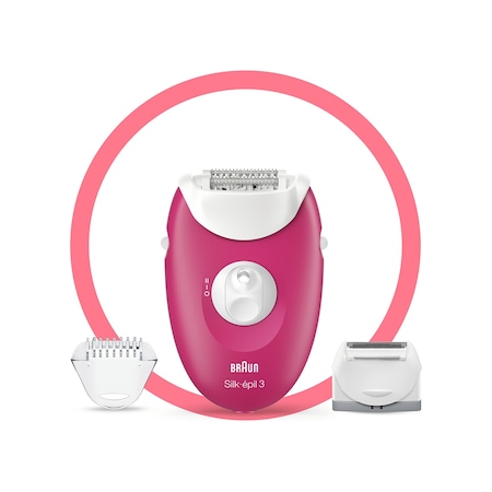 Braun Silk-Epil 3 3276 Smartlight 2'si 1 Arada Kablolu Epilatör