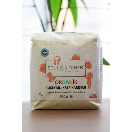 Soul Kitchen Organik Ürünler Organik Bebek Ruşeymli Krep Karışımı 330 G