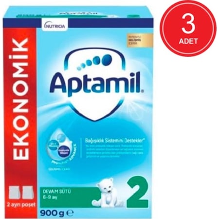 Aptamil 2 Devam Sütü 6+ Ay 3 x 900 G