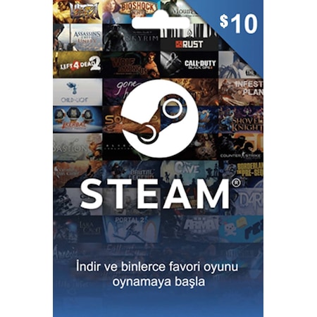 10 USD Steam Cüzdan Kodu 10 USD Steam Wallet Kod