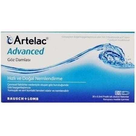 Bausch & Lomb Artelac Advanced Göz Damlası 3 x 0,5 ML