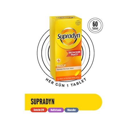 Supradyn Daily 60 Film Kaplı Tablet