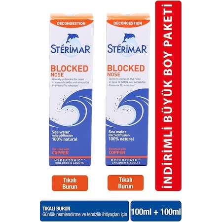 Sterimar Hipertonik 100 ML x 2 Adet