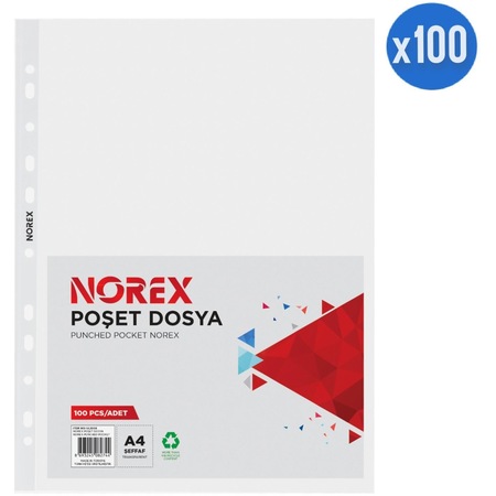 Norex Ul100x A4 Poşet Dosya 100 Lü Paket