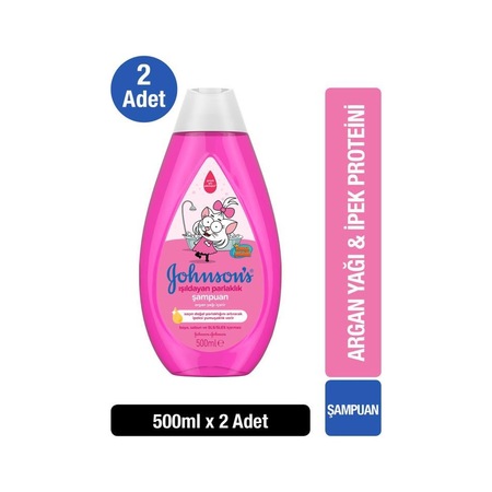 Johnson's Baby Kral Şakir Işıldayan Parlaklık Şampuan 2 x 500 ML