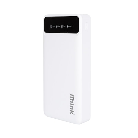 Ithink PT-123 10000 mAh Taşınabilir Şarj Cihazı Powerbank Beyaz