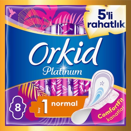 Orkid Platinum Hijyenik Ped Ultra Normal 8'li