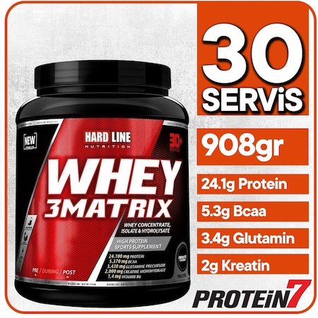 Hardline Whey 3Matrix Protein Tozu 908 G