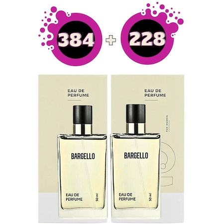 Bargello 384 Floral Kadın Parfüm EDP 50 ML + Bargello 228 Oriental Kadın Parfüm EDP 50 ML