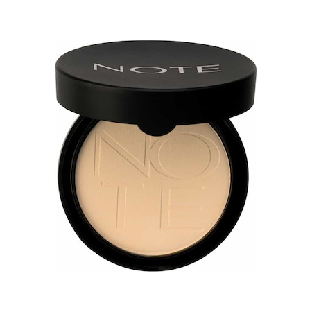 Note Luminous Silk Compact Powder 03 Medium Beige Mat Bitişli Toz Yüz Pudrası Medium Beige