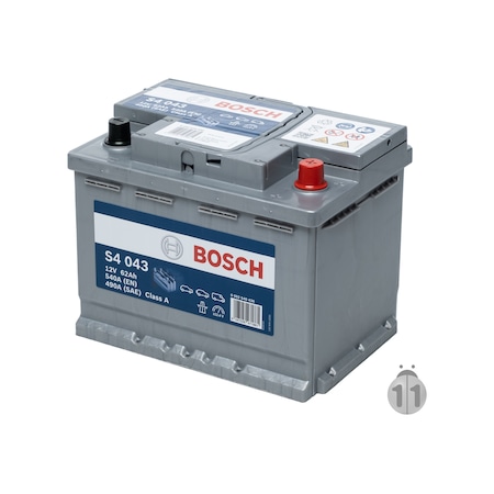 Bosch 12V 62 Ah S4 043 - 60 Ah Kasası Akü