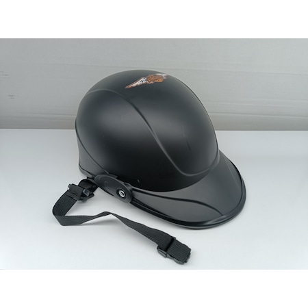 Kt Helmet Yerli Üretim- Mat Siyah Jokey Motosiklet Kaskı
