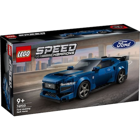 LEGO® Speed Champions Ford Mustang Dark Horse Spor Araba 76920 9+ Yaratıcı Oyuncak Yapım Seti - 344 Parça