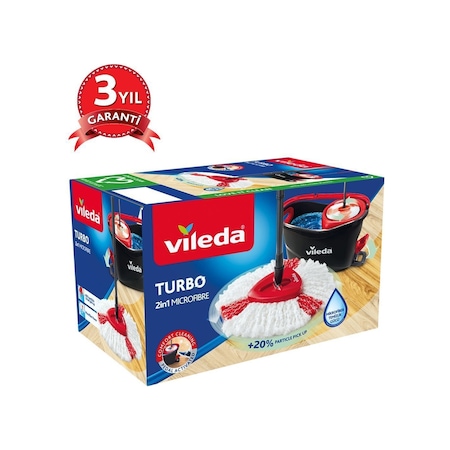 Vileda Turbo 2in1 Pedallı Temizlik Seti