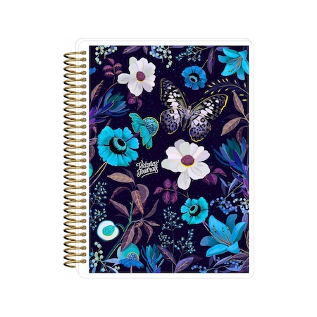 Victoria's Jurnals Altın Renkli Metal Sip Defter 3480