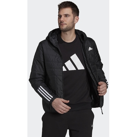 Adidas Itavic L Ho Jkt Erkek Günlük Mont GT1681 Siyah