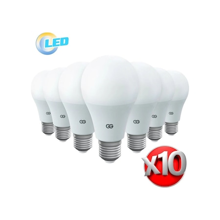 Günsan Elektrik 10'lu LED Ampul 12W Sarı Işık E27 (3000K 220-240V)