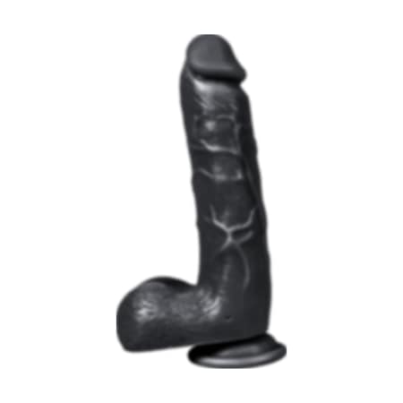 Truva Shop Adam 21 Cm Titreşimli Zenci Realistik Penis Vibratör