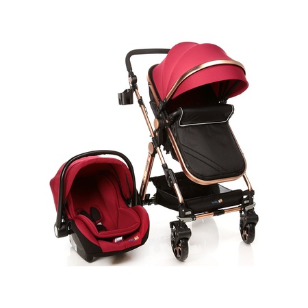 Baby Plus Canyon Travel Sistem Bebek Arabası V2 Byp-244 Kirmizi BYP-244_Kirmizi