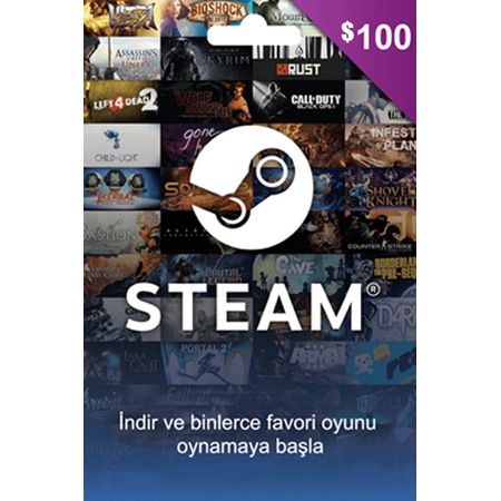 100 USD Steam Cüzdan Kodu 100 USD Steam Wallet Kod