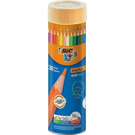 Bic Evolutıon Kuru Boya Kalemi 36 Renk Metal Tüp