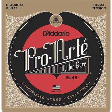 D'addario Ej45 Pro-Arté Nylon. Normal Tension Takım Tel Klasik Gi