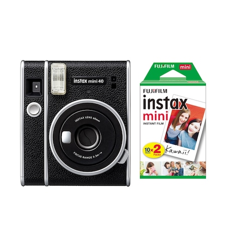 Fujifilm İnstax Mini 40 Şipşak Fotoğraf Makinesi + 20'li Film (Distribütör Garantili)