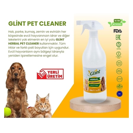 Glint Pet Cleaner Bitkisel Köpek Kedi Pati Temizleyici 1 L